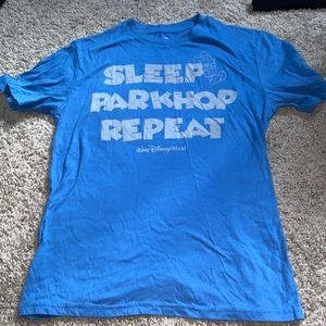 Disney Parks graphic Tshirt. Sleep, parkhop, repeat size S